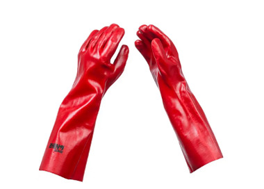 Glove Chemical HD Red 400mm 48/Ctn