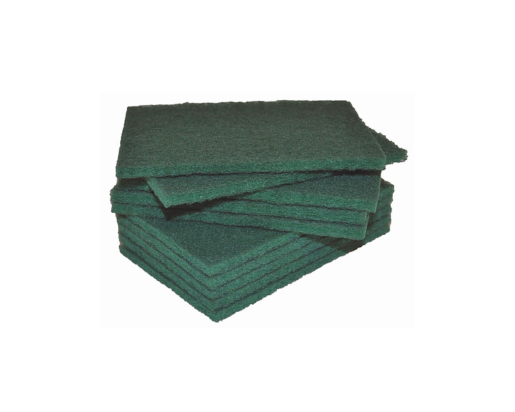 Green Scourer Pad 150 x 100mm 10/Pkt