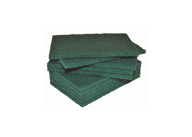 Green Scourer Pad 150 x 100mm 10/Pkt