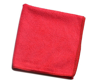 Red Microfibre Cloth 360 x 360mm