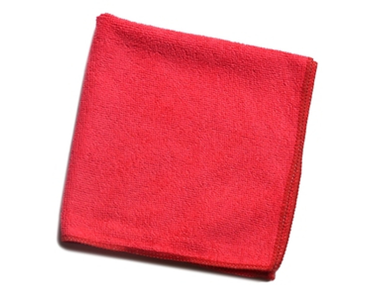 Red Microfibre Cloth 360 x 360mm