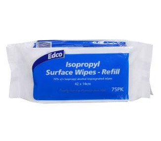 Isopropyl Surface Wipes 75/Pkt