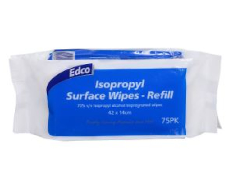 Isopropyl Surface Wipes 75/Pkt