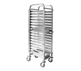 Stainless Steel Trolley for Gastronorm Tray 380 x 550 x 1735mm