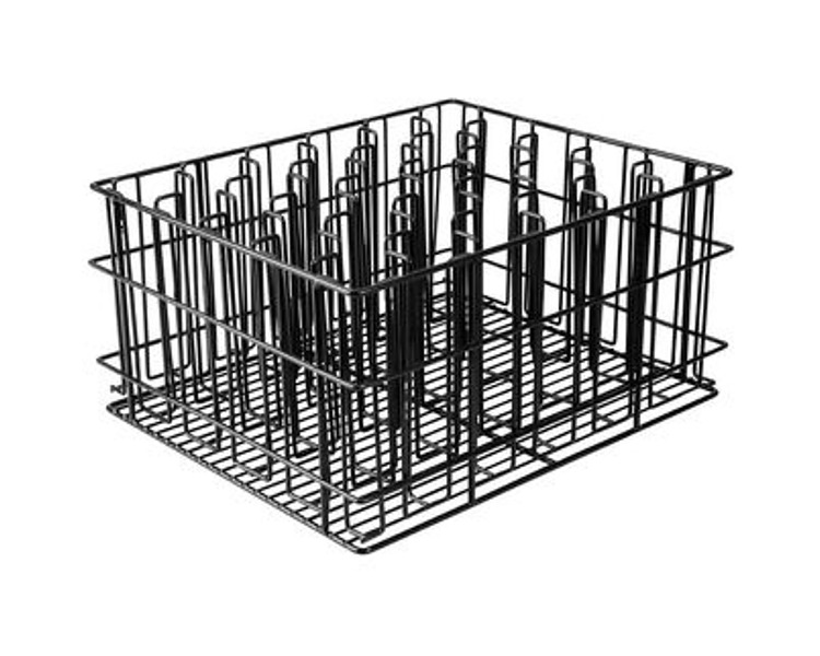 Glass Basket 12 Compartment 110 x 105mm Black