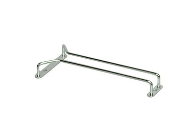 Chrome Single Row Glass Hanger 250mm