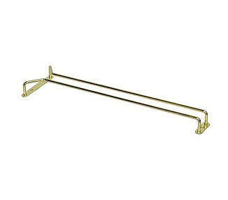 Brass Single Row Glass Hanger 400mm