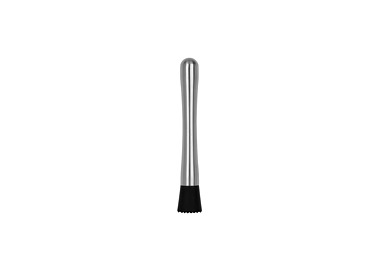 Stainless Steel Muddler Brushed Black Base