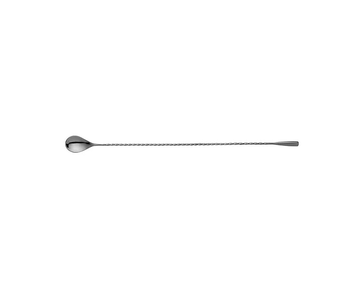 Bar Spoon With Drop Gun Metal 405mm