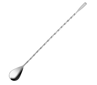 Zanzi Stainless Steel Tear Drop Bar Spoon 300mm