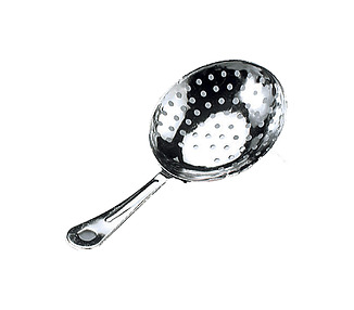 Perforated Stainless Steel Ice Scoop