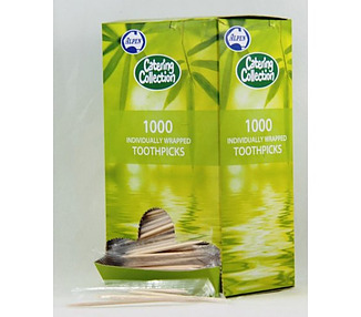 Individually Wrapped Toothpicks 65mm 1000/Pkt