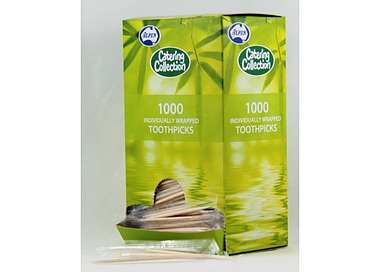 Individually Wrapped Toothpicks 65mm 1000/Pkt