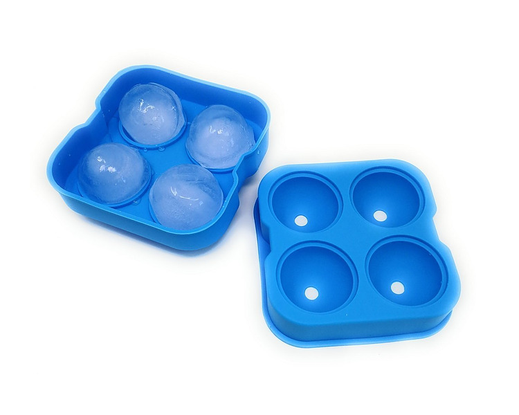 Silicone Sphere 4 Tray Ice Mould