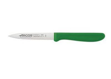 Green Arcos Serrated Paring Knife 100mm