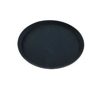 Black Round Fibreglass Drinks Tray 350mm