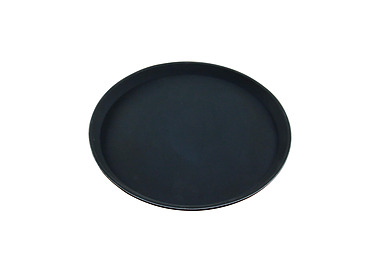 Black Round Fibreglass Drinks Tray 350mm