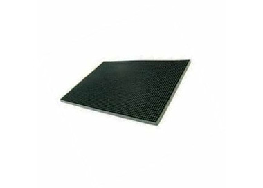 Black Rubber Bar Runner 300 x 150mm