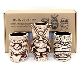 Tiki Ceramic Toscano Mug Set