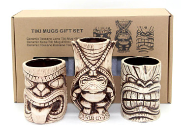 Tiki Ceramic Toscano Mug Set