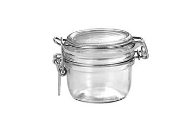 Jar Fido Terrine Clear Lid 125ml 12/Ctn