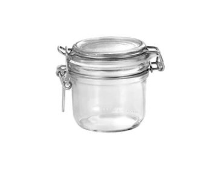 Jar Fido Terrine Clear Lid 200ml 12/Ctn