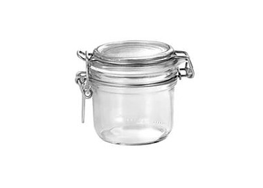 Jar Fido Terrine Clear Lid 200ml 12/Ctn