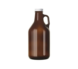 Growler With Lid Amber 946ml 12/Ctn