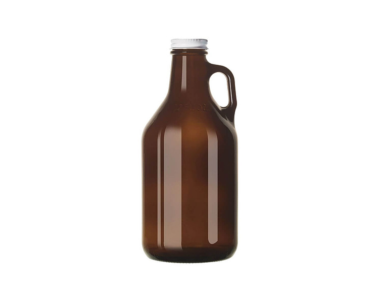 Growler With Lid Amber 946ml 12/Ctn