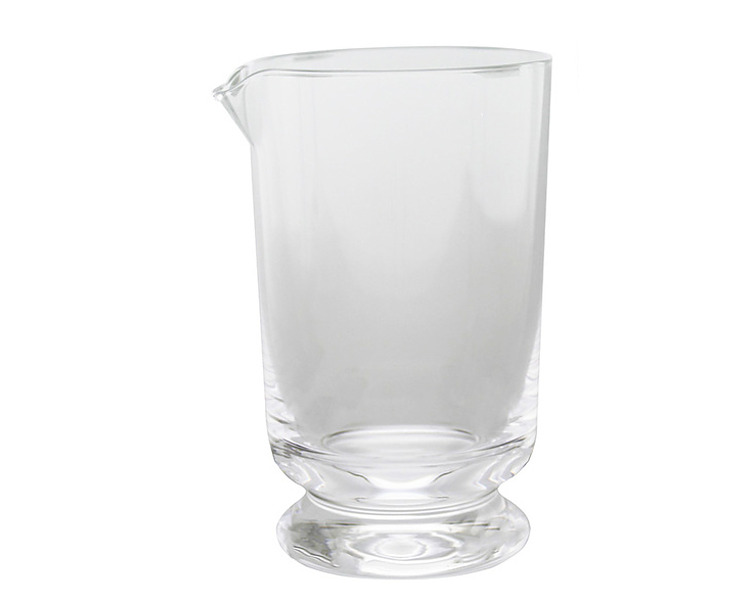 Mixing Glass Footed Base Plain 650Ml