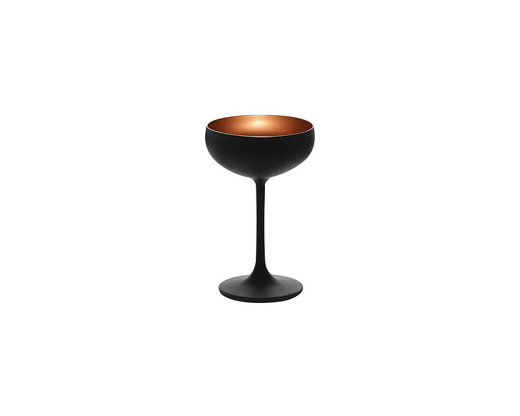 Stolzle Olympic Champagne Saucer Black/Bronze 230ml 24/Ctn