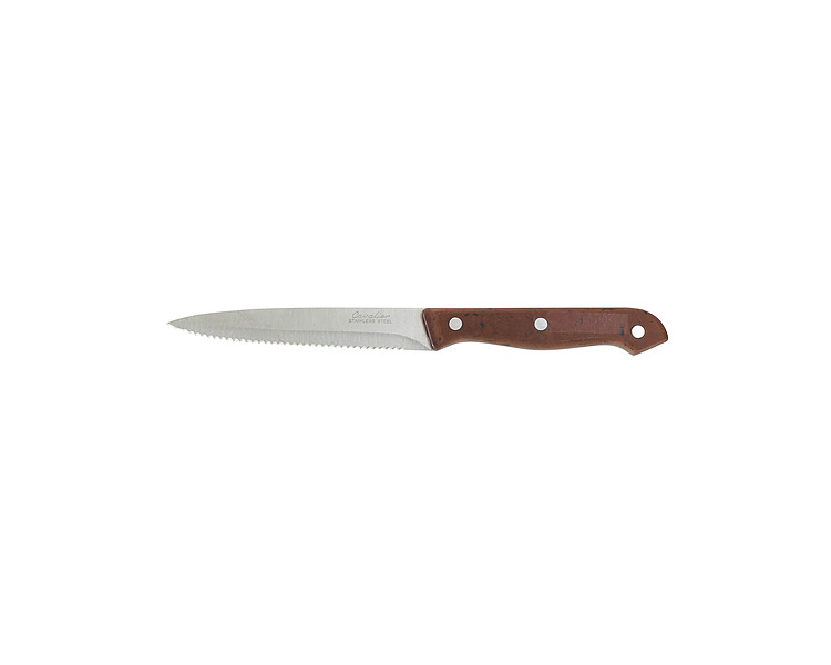 Dark Brown Bakelite Handle Steak Knife 125mm 12/Pkt