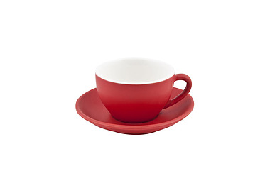 Bevande Rosso Intorno Cappuccino Cup Large 280ml 6/Pkt