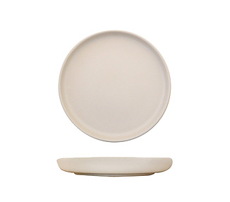 Eclipse Uno Cream Round Plate 220mm 6/Ctn