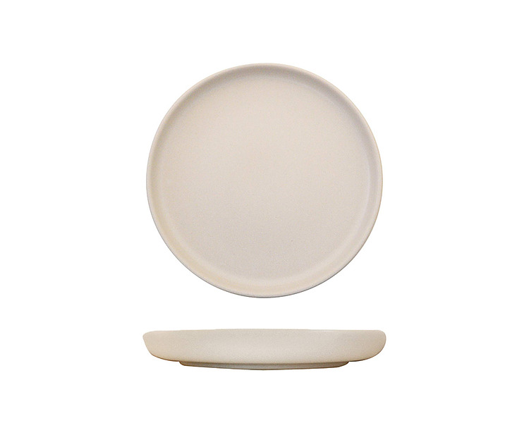 Eclipse Uno Cream Round Plate 220mm 6/Ctn