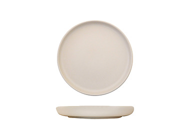 Eclipse Uno Cream Round Plate 220mm 6/Ctn