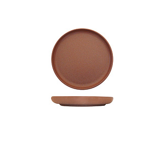 Eclipse Uno Brown Round Plate 175mm 6/Ctn