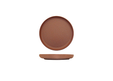 Eclipse Uno Brown Round Plate 175mm 6/Ctn