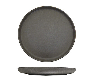 Eclipse Uno Dark Grey Round Plate 280mm 6/Ctn