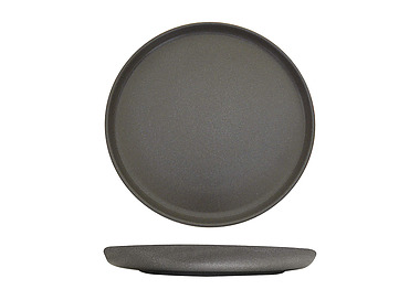 Eclipse Uno Dark Grey Round Plate 280mm 6/Ctn