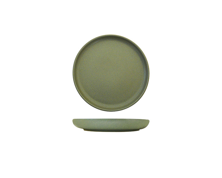 Eclipse Uno Green Round Plate 175mm 6/Ctn