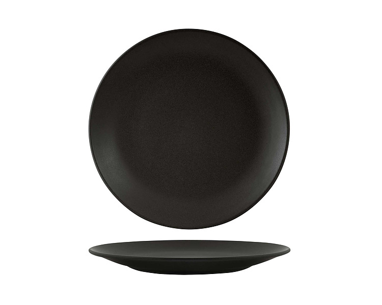 Zuma Charcoal Coupe Plate 260mm 6/Pkt