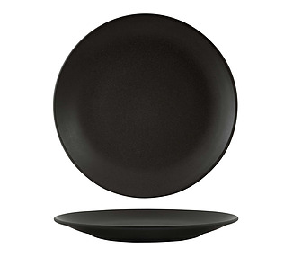 Zuma Charcoal Coupe Plate 280mm 6/Pkt