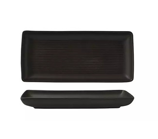 Zuma Charcoal Share Platter 250 x 125mm 6/Pkt