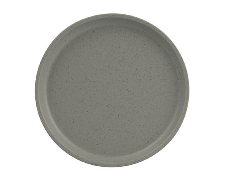 Luzerne Dune Stackable Round Plate Ash 200mm 6/Pkt