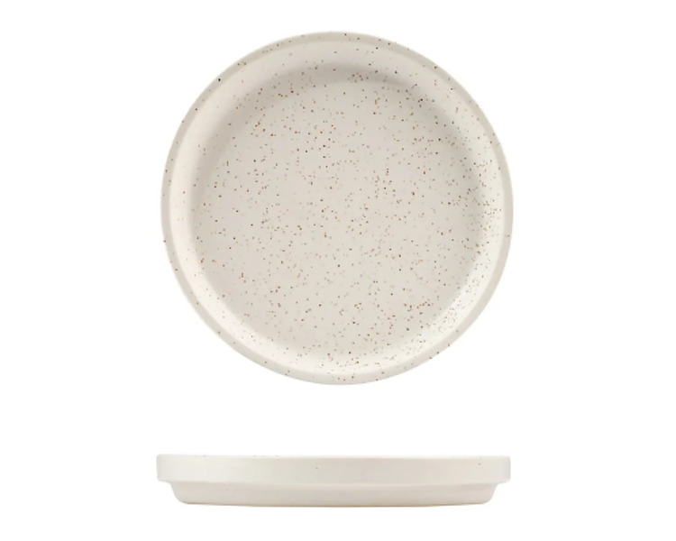 Luzerne Dune Stackable Round Plate Shell 160mm 6/Pkt