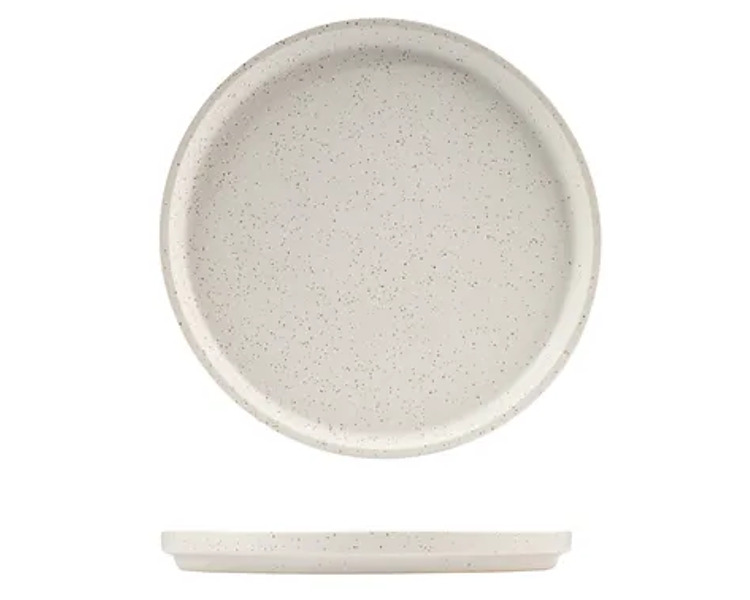 Luzerne Dune Stackable Round Plate Shell 235mm 3/Pkt