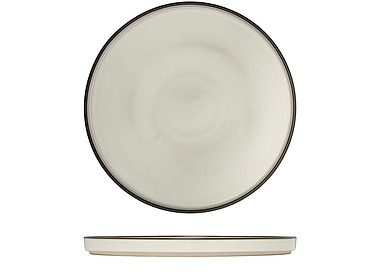 Luzerne Mod Round Stackable Plate Dusted White 270mm 3/Pkt