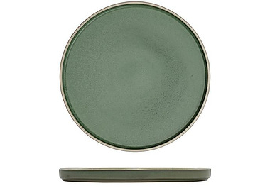 Luzerne Mod Round Stackable Plate Smokey Basil 270mm 3/Pkt