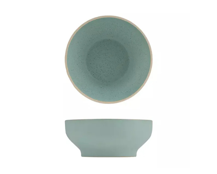 Luzerne Mod Round Bowl Frosted Blue 160mm 6/Pkt